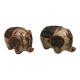Ceramic elephants as a salt and pepper set made for Danish Søholm 1970-80s