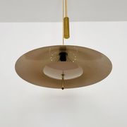 Unique Pendant Lamp with Counterweight by Vereinigte Werkstätten München