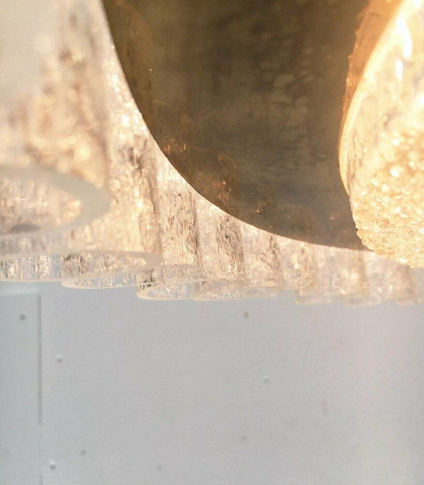 Large German chandelier from the mid-century by Doria Leuchten, 1960s.