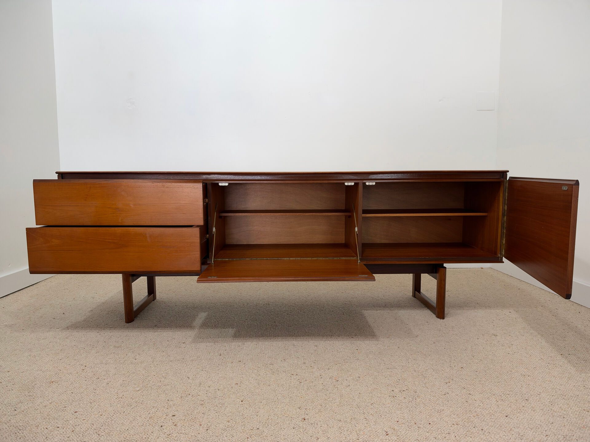 Vintage teak sideboard – White & Newton – 1960s