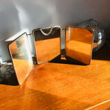 Triptych barber mirror