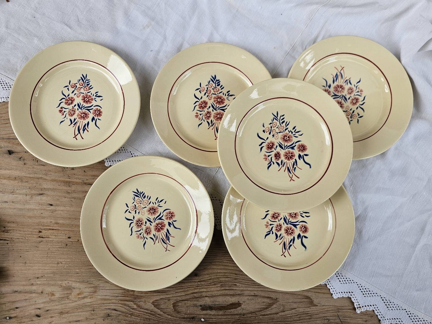 Dessert plates Francine Badonviller