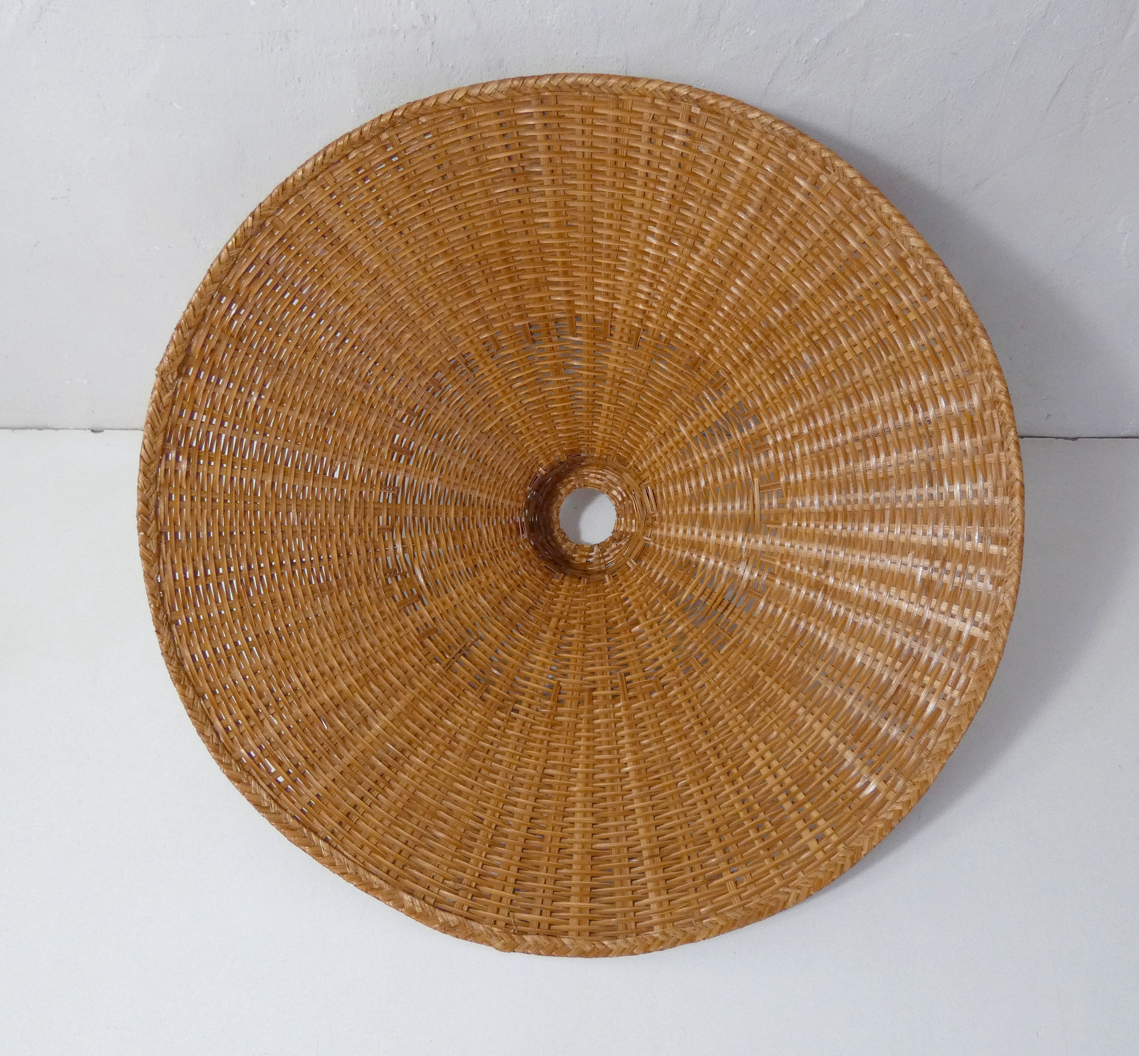 Vintage rattan pendant lamp