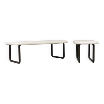 Ensemble unique de 2 tables basses