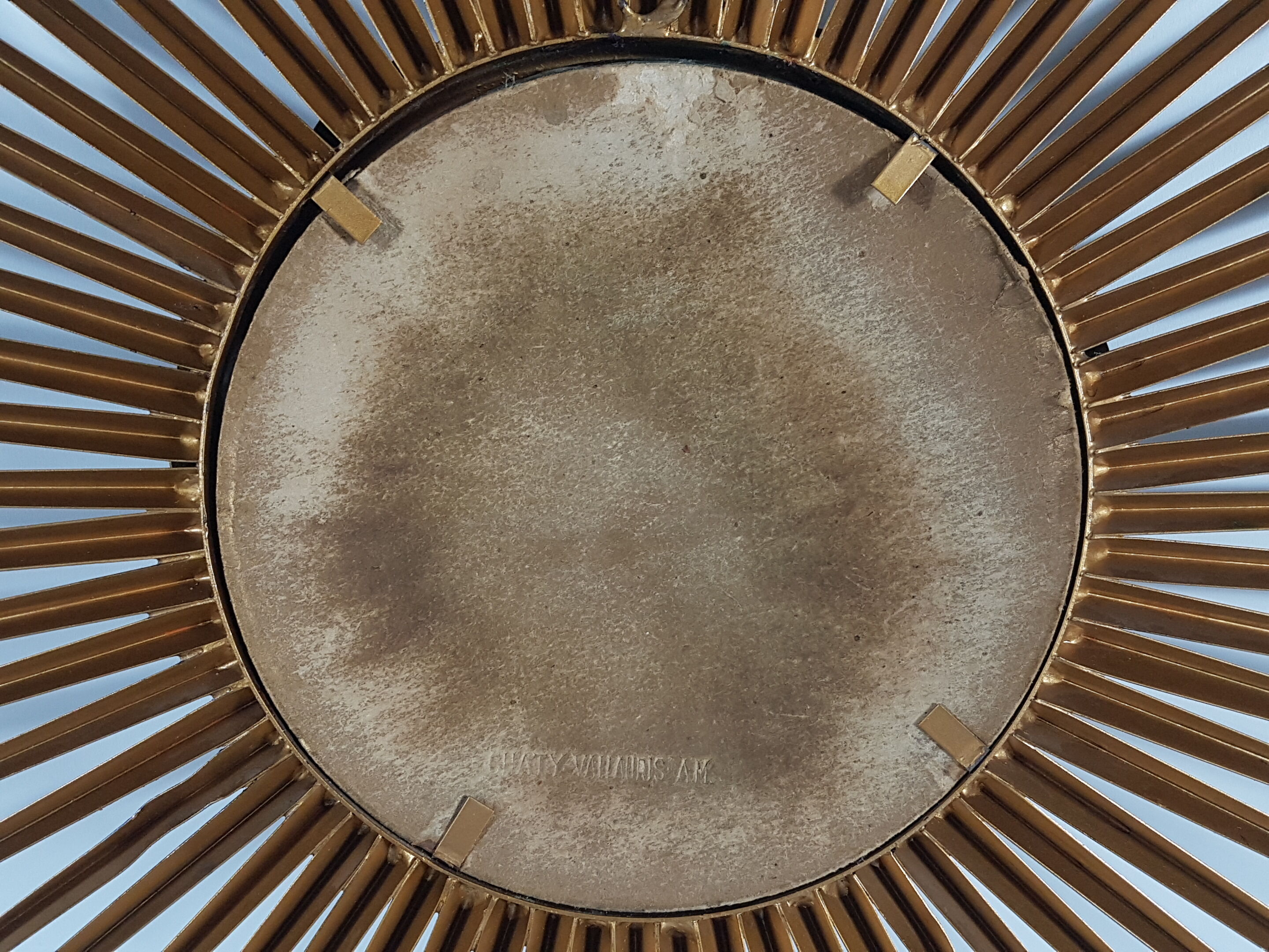 Sun mirror and witch Chaty Vallauris 70 cm