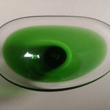 Set of 2 empty pocket glass cups air afrique vintage