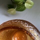 “Biches” crystal vase by Lalique – Amber