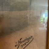 Vintage flower bouquet table