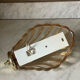 Vintage smoked glass shell wall light