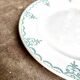 Round dish Moulin des Loups & Hamage in green ironstone