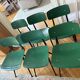 6 green Hay Result chairs