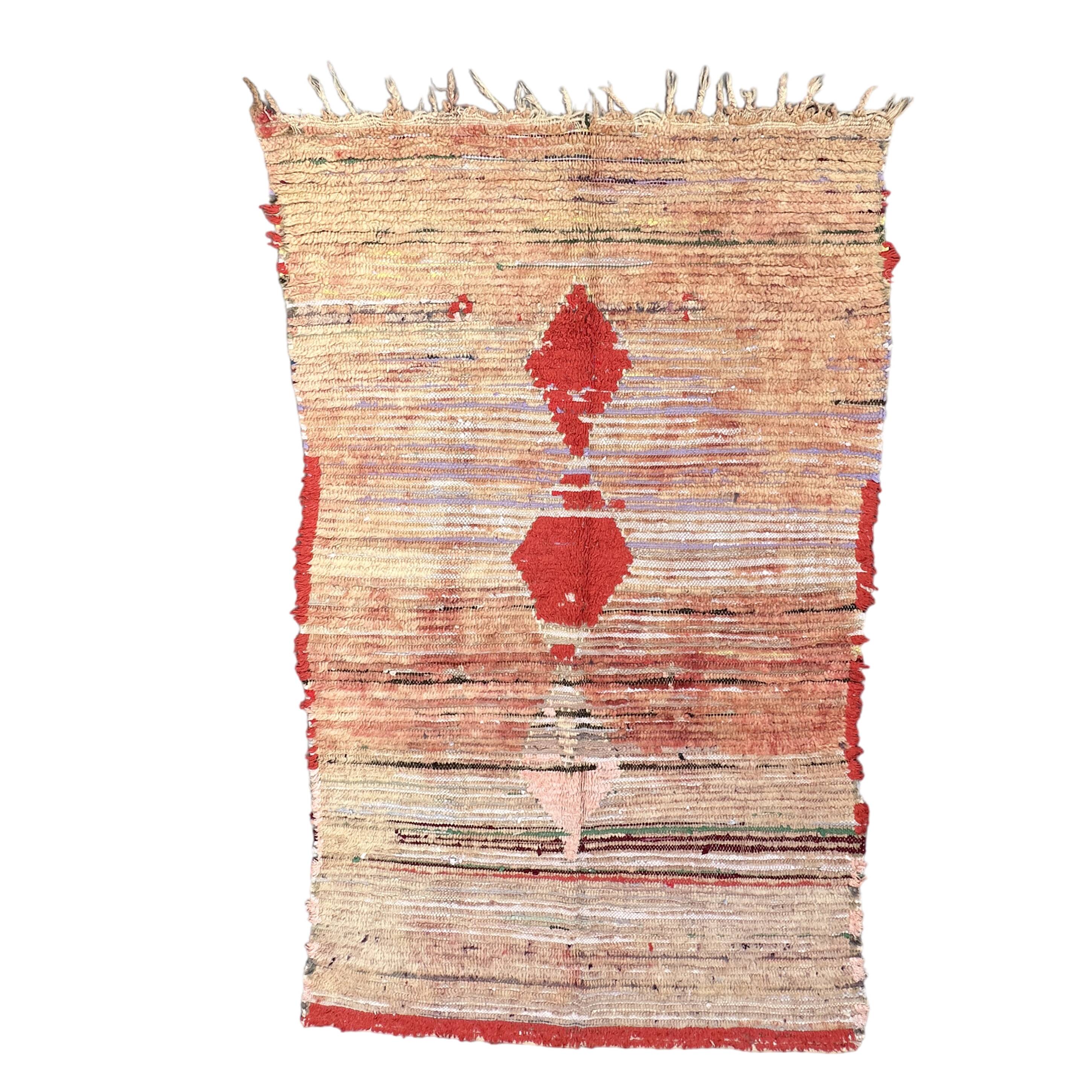 Boujad beige Moroccan rug - 135 x 234 cm