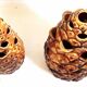 Paire de pique-fleurs forme ananas Années 60