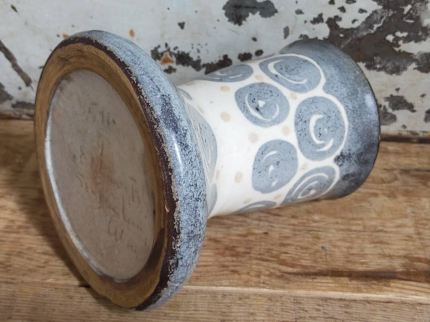 Elchinger fils Art Deco ceramic vase