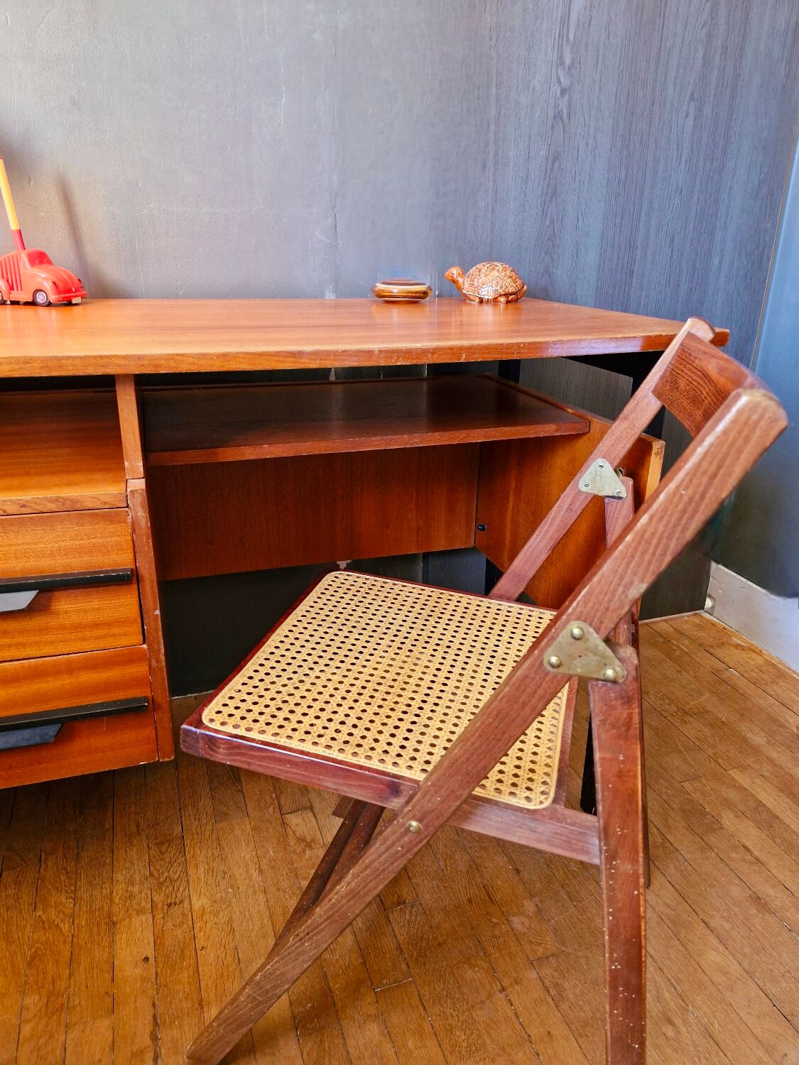 Bureau moderniste teck 1950,60