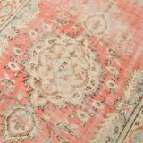 5x8 Coral Pink Classic Vintage Rug, 147x243 Cm