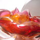 Colorful glass ashtray