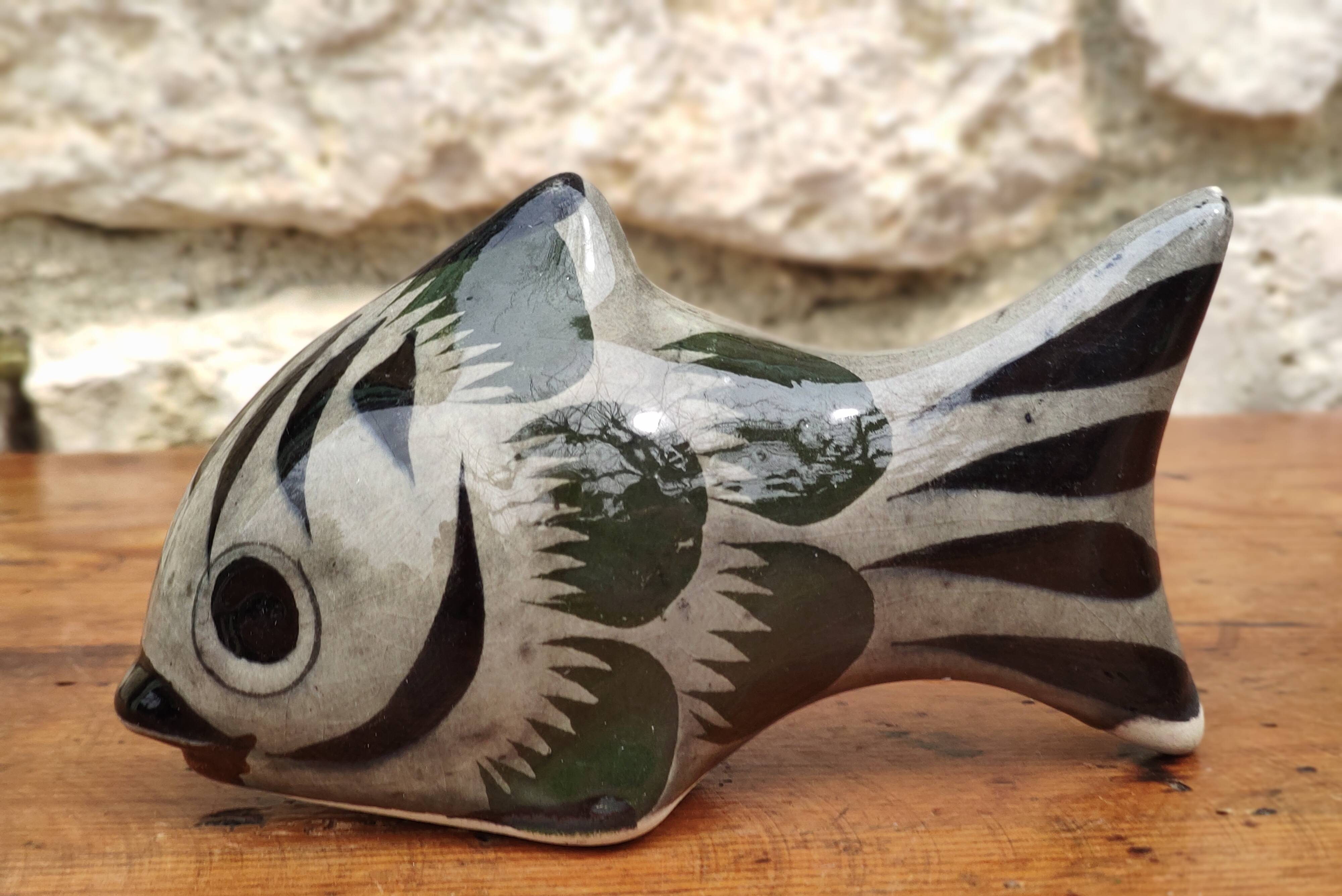 Ceramic fish statue Mexico
