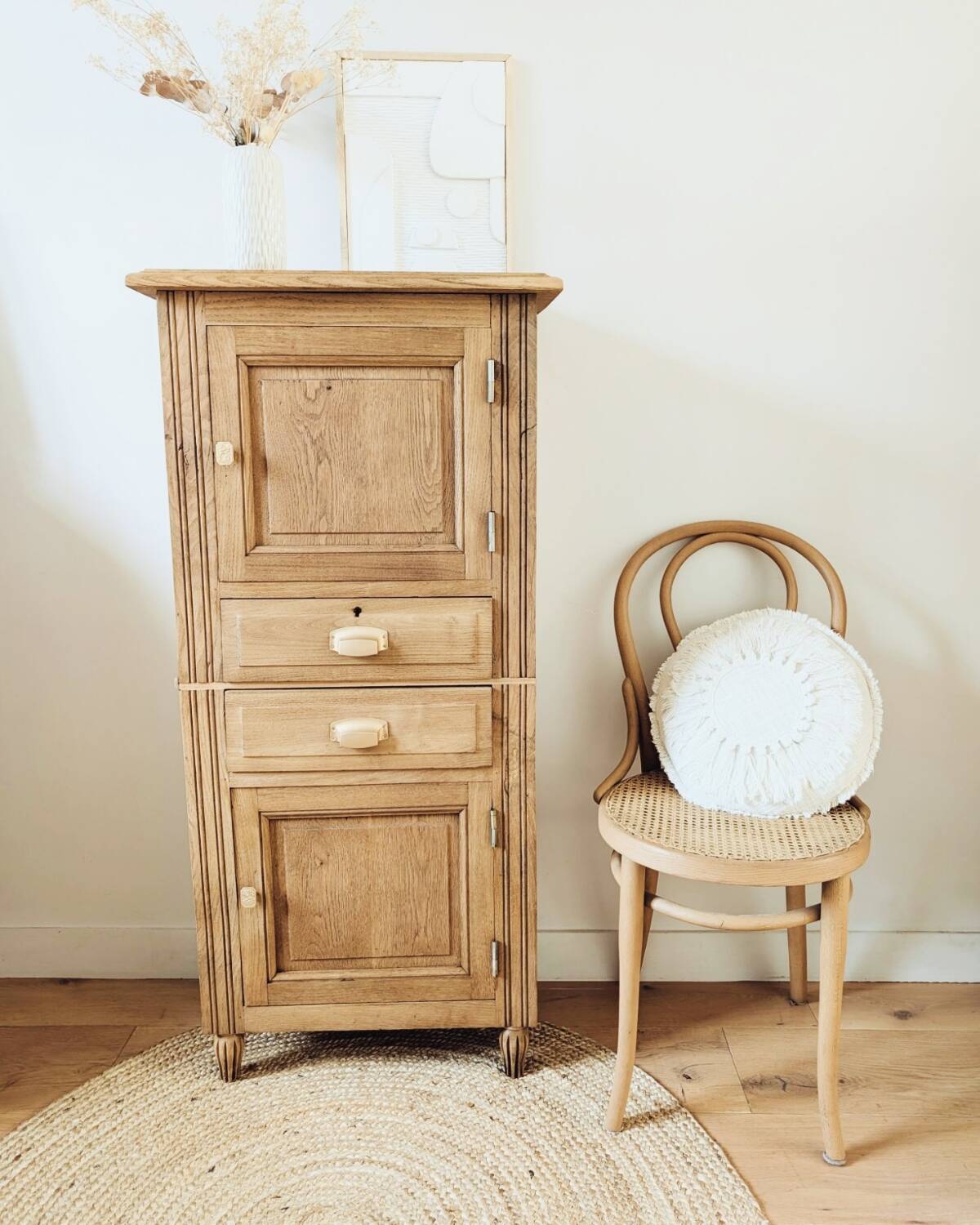 Parisian retro chic oak buffet