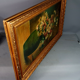 Still life bouquet daisies in a vase oil on canvas around 1900 80x49 cm SB