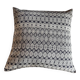 Navy blue and beige Kachin cushion cover (RIDA)