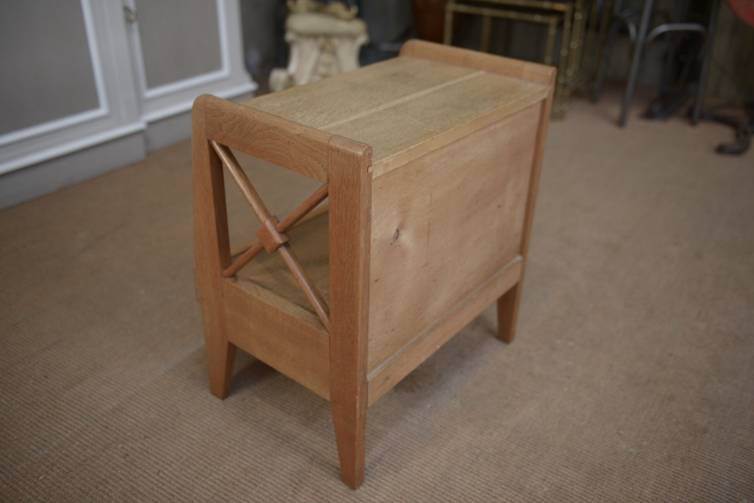 Bedside oak 1950 1 drawer