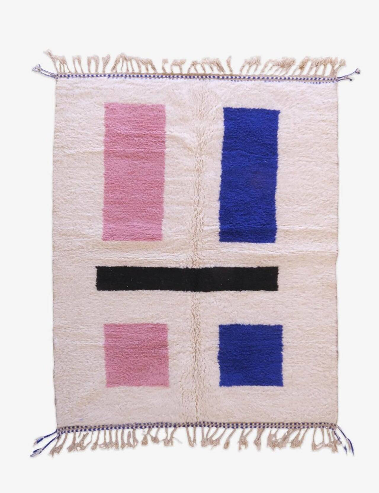 Tapis beni ouarin fait main traditionnelle 150 x 250 cm