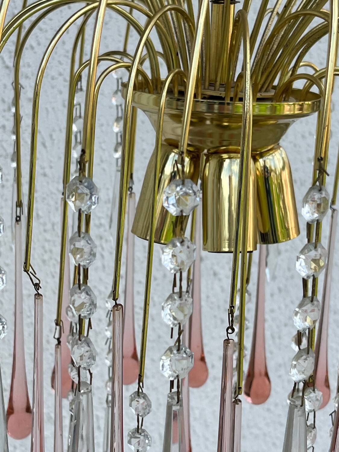 Murano glass wall chandelier