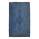 Vintage blue and black Turkish rug with traditional design, 163 × 268 cm