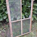 Window L107xH174 industrial curved metal glass roof frame reinforced glass