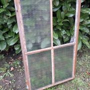 Window L107xH174 industrial curved metal glass roof frame reinforced glass