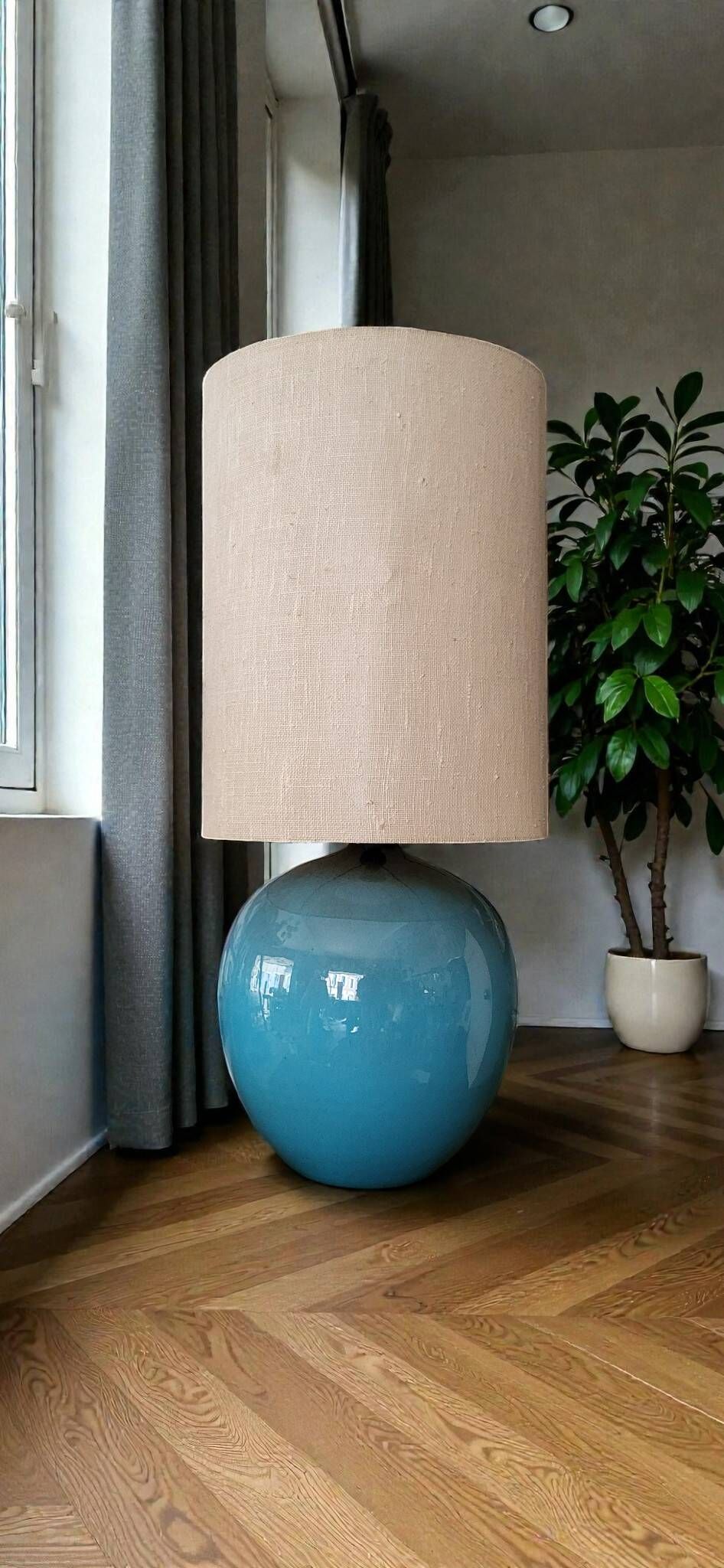 Ceramic lamp from Vallauris, Marius Musarra (1910-1991)