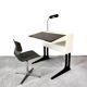 Extendable desk and chair by Luigi Colani, 1970