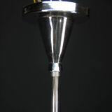 Art Deco Chrome 4-flamming Chandelier, 1930s