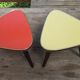 Lot de 2 guéridons porte plante 1960
