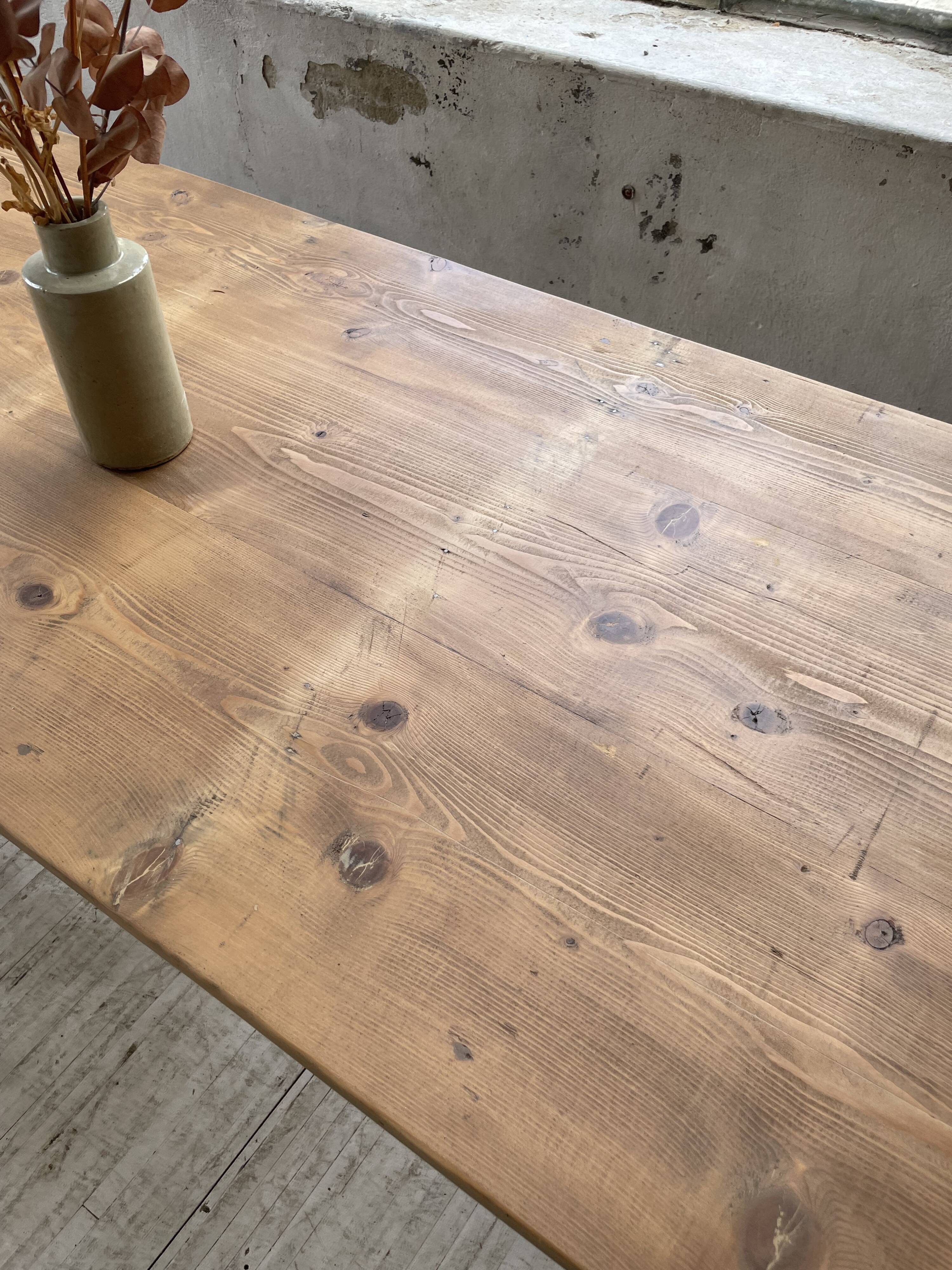 Xxl pine farmhouse table 338cm