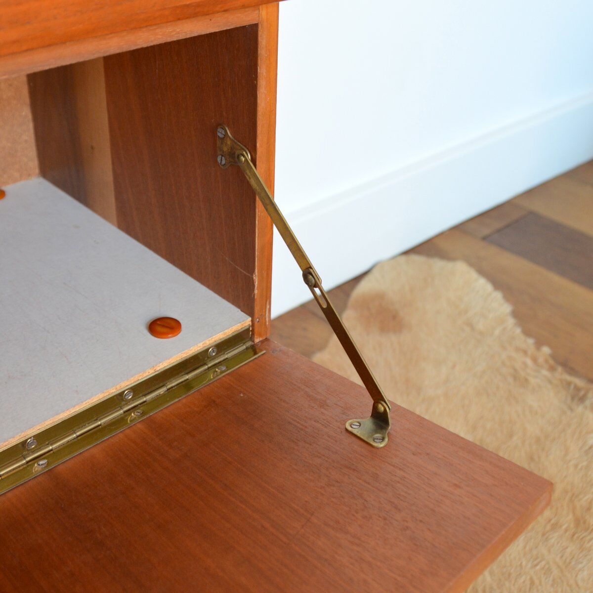 Console / Bedside feet compass vintage 1950s