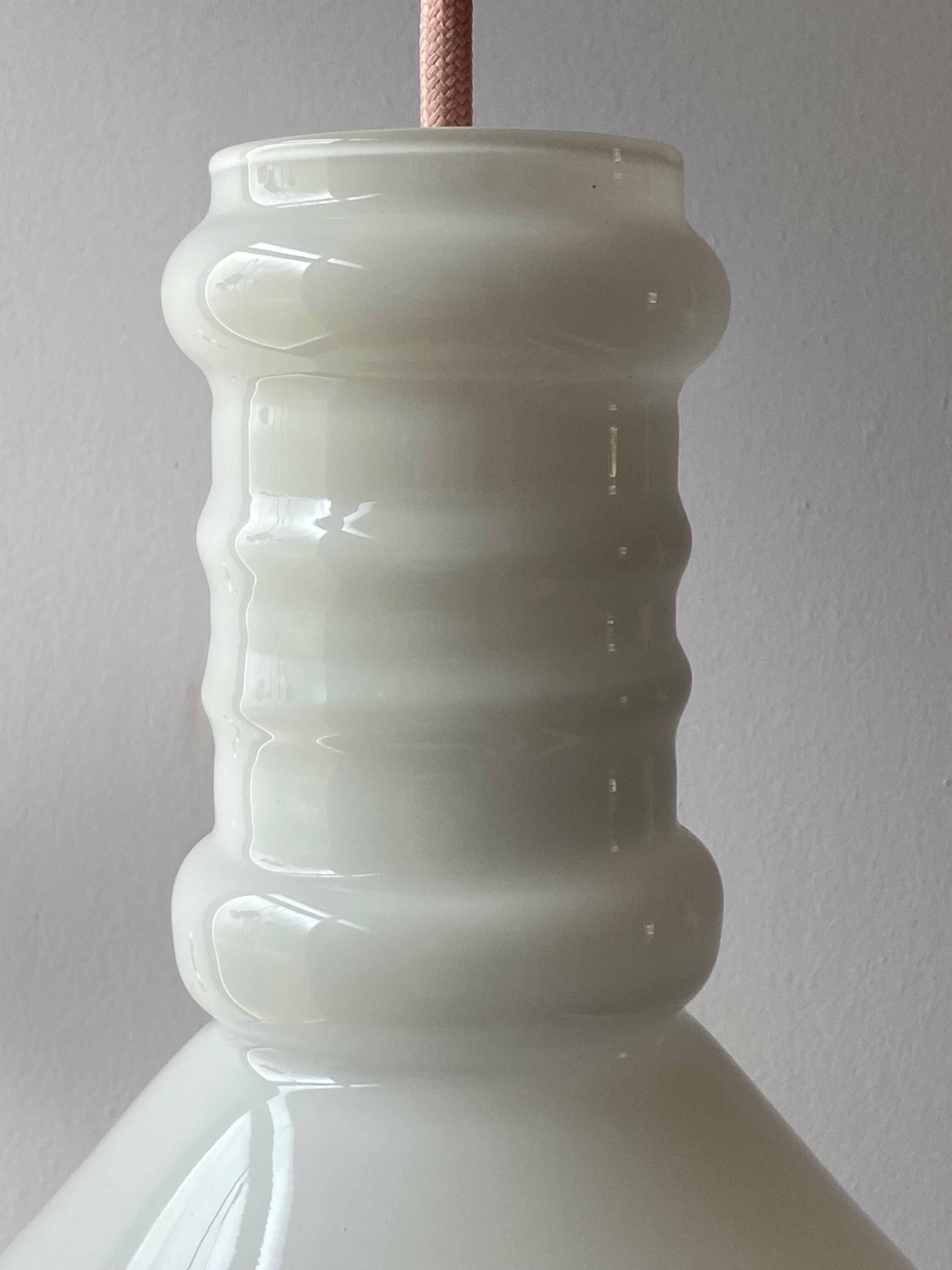 Sidse Werner small Apotheker Pendant Lamp by Holmegaard, Denmark, 1980s