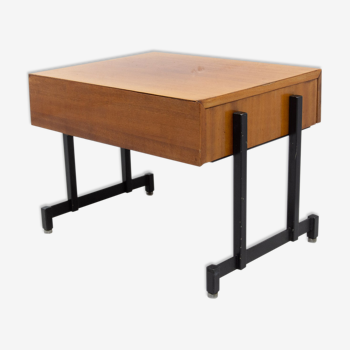 Mahogany side table or TV table, Czechoslovakia, 1970´s