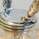 Antique Silver Metal Crystal Mustard Pot + Crystal & Silver Spoon Hallmarked
