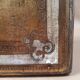 Square pedestal table gilded wood florentine style vintage 1950