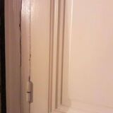 Haussmannian door 83x220.5cm with an old glazed transom frame.