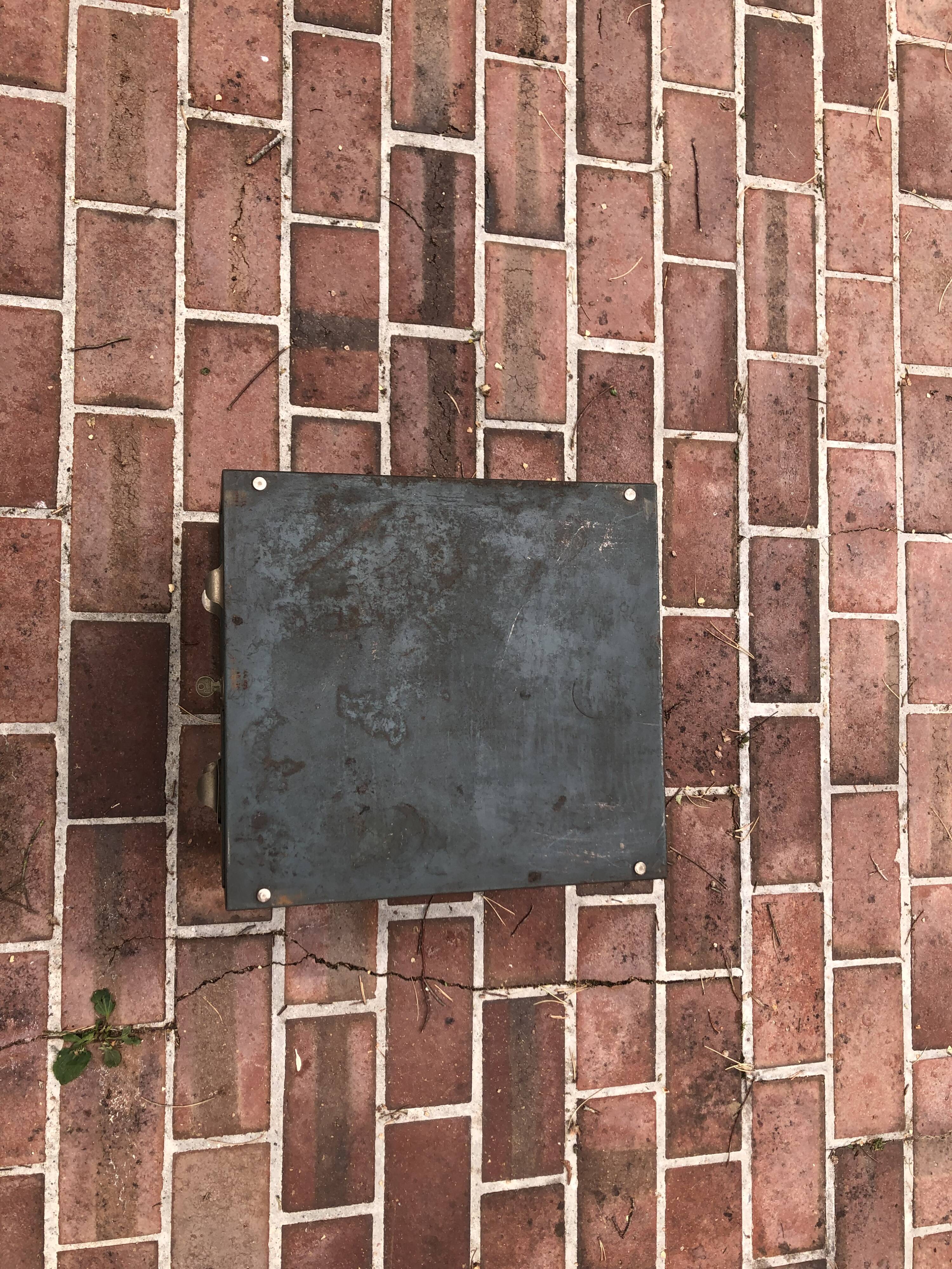 Metal boxes with drawers