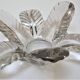 Flower candle holder table centre glass Pierre d'Avesn