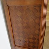 Louis XVI style chest of drawers with 3 drawers in oak