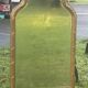 Imposing neo-classical mirror, wood and stucco "Deknudt"