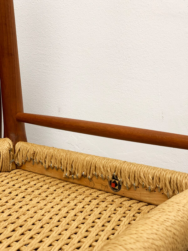 Chaise par Niels O. Møller pour J.L. Moller, modèle 75, Danemark, années 1950