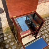 Wooden and mirrored mini bar