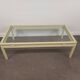 Glass and metal coffee table Pierre Vandel