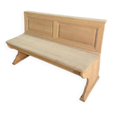 Solid oak bench